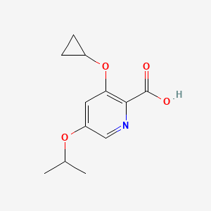 3-Cyclopropoxy-5-isopropoxypicolinic acid