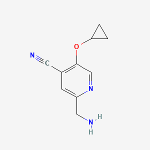 2-(Aminomethyl)-5-cyclopropoxyisonicotinonitrile