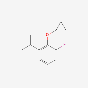 2-Cyclopropoxy-1-fluoro-3-isopropylbenzene