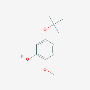 molecular formula C11H16O3 B14841040 5-(Tert-butoxy)-2-methoxyphenol 