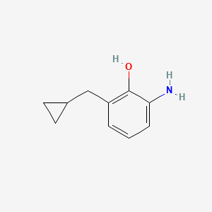 2-Amino-6-(cyclopropylmethyl)phenol