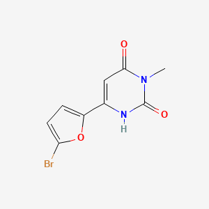 6-(5-Bromofuran-2-yl)-3-methyl-1,2,3,4-tetrahydropyrimidine-2,4-dione