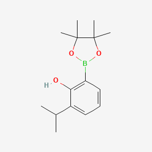 2-Isopropyl-6-(4,4,5,5-tetramethyl-1,3,2-dioxaborolan-2-YL)phenol