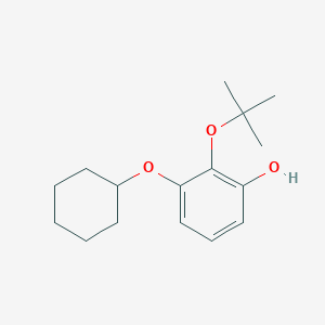 2-Tert-butoxy-3-(cyclohexyloxy)phenol