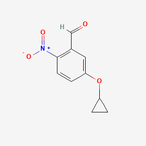 5-Cyclopropoxy-2-nitrobenzaldehyde