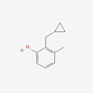 2-(Cyclopropylmethyl)-3-methylphenol