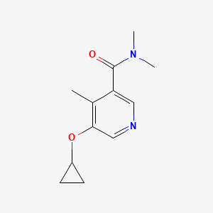 5-Cyclopropoxy-N,N,4-trimethylnicotinamide