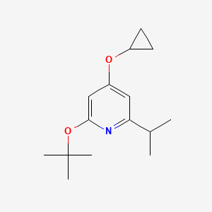 2-Tert-butoxy-4-cyclopropoxy-6-isopropylpyridine