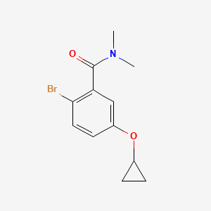 2-Bromo-5-cyclopropoxy-N,N-dimethylbenzamide