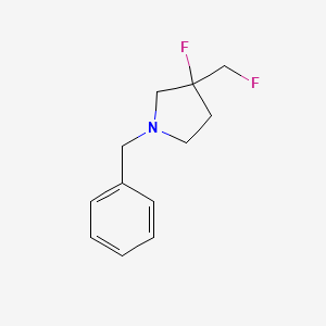 1-Benzyl-3-fluoro-3-(fluoromethyl)pyrrolidine