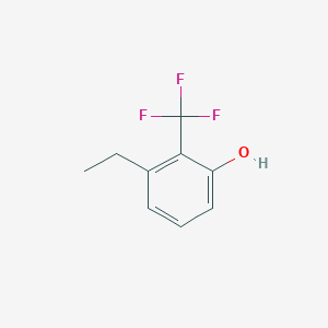 molecular formula C9H9F3O B14841280 3-Ethyl-2-(trifluoromethyl)phenol 