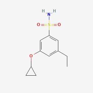 3-Cyclopropoxy-5-ethylbenzenesulfonamide