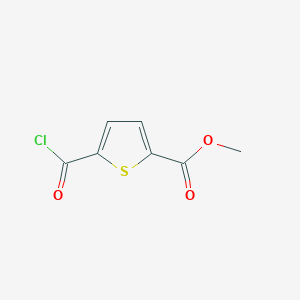 B148413 Methyl 5-(chlorocarbonyl)thiophene-2-carboxylate CAS No. 133380-41-3