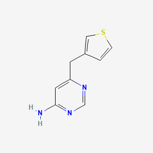 6-[(Thiophen-3-yl)methyl]pyrimidin-4-amine