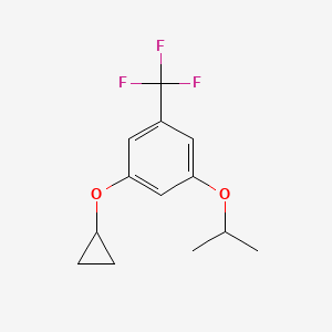 1-Cyclopropoxy-3-isopropoxy-5-(trifluoromethyl)benzene