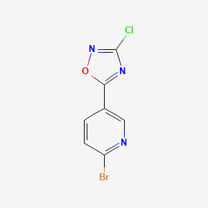 2-Bromo-5-(3-chloro-1,2,4-oxadiazol-5-YL)pyridine