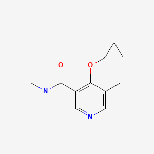 4-Cyclopropoxy-N,N,5-trimethylnicotinamide