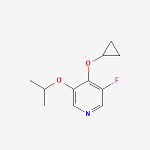 4-Cyclopropoxy-3-fluoro-5-isopropoxypyridine