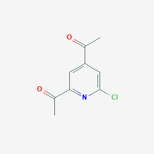 1-(2-Acetyl-6-chloropyridin-4-YL)ethanone