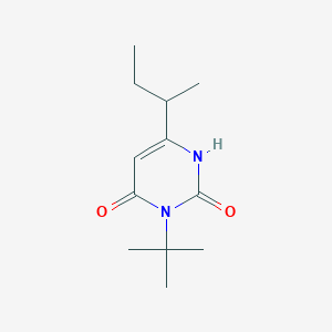 molecular formula C12H20N2O2 B1484143 6-(Butan-2-yl)-3-tert-butyl-1,2,3,4-tetrahydropyrimidine-2,4-dione CAS No. 2098103-05-8