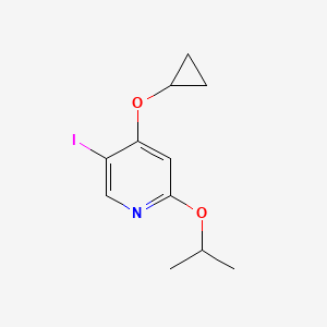 4-Cyclopropoxy-5-iodo-2-isopropoxypyridine