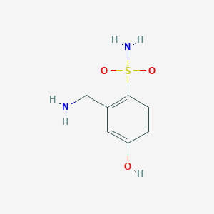 2-(Aminomethyl)-4-hydroxybenzenesulfonamide