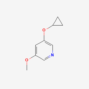 3-Cyclopropoxy-5-methoxypyridine