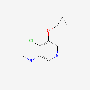 4-Chloro-5-cyclopropoxy-N,N-dimethylpyridin-3-amine