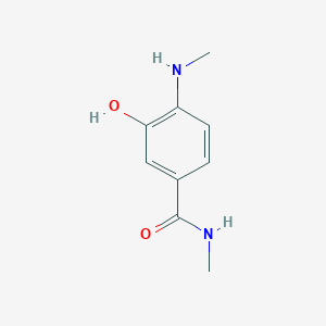 molecular formula C9H12N2O2 B14841587 3-Hydroxy-N-methyl-4-(methylamino)benzamide 