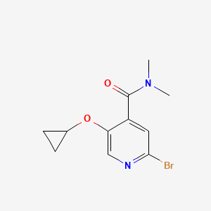 2-Bromo-5-cyclopropoxy-N,N-dimethylisonicotinamide