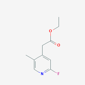 Ethyl 2-fluoro-5-methylpyridine-4-acetate