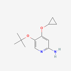 5-Tert-butoxy-4-cyclopropoxypyridin-2-amine