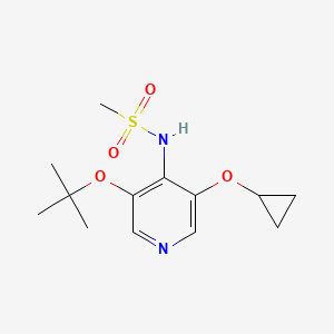 N-(3-Tert-butoxy-5-cyclopropoxypyridin-4-YL)methanesulfonamide