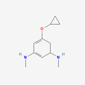 5-Cyclopropoxy-N1,N3-dimethylcyclohexa-1,5-diene-1,3-diamine