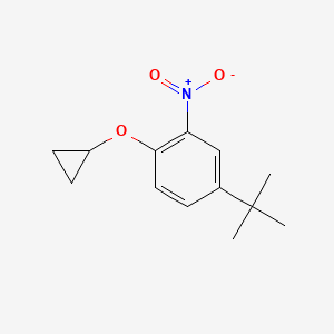 4-Tert-butyl-1-cyclopropoxy-2-nitrobenzene