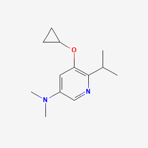 5-Cyclopropoxy-6-isopropyl-N,N-dimethylpyridin-3-amine