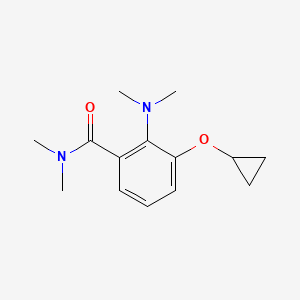 3-Cyclopropoxy-2-(dimethylamino)-N,N-dimethylbenzamide