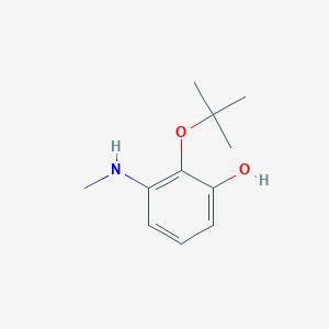 2-(Tert-butoxy)-3-(methylamino)phenol