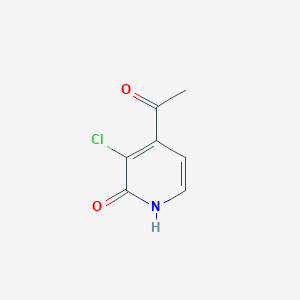 1-(3-Chloro-2-hydroxypyridin-4-YL)ethanone