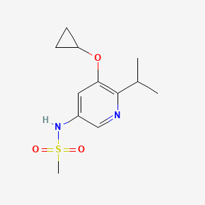 N-(5-Cyclopropoxy-6-isopropylpyridin-3-YL)methanesulfonamide