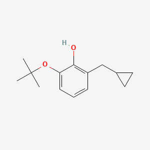 2-Tert-butoxy-6-(cyclopropylmethyl)phenol