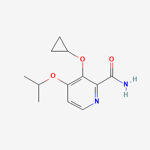 3-Cyclopropoxy-4-isopropoxypicolinamide