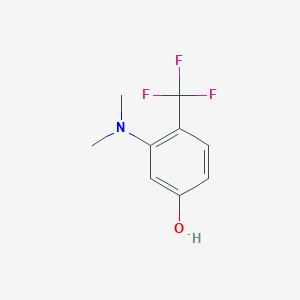 3-(Dimethylamino)-4-(trifluoromethyl)phenol