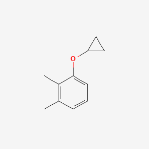 molecular formula C11H14O B14841839 1-Cyclopropoxy-2,3-dimethylbenzene 