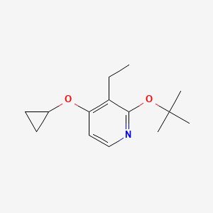 2-Tert-butoxy-4-cyclopropoxy-3-ethylpyridine