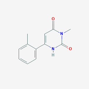 3-Methyl-6-(2-methylphenyl)-1,2,3,4-tetrahydropyrimidine-2,4-dione