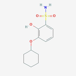 3-(Cyclohexyloxy)-2-hydroxybenzenesulfonamide