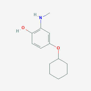 4-(Cyclohexyloxy)-2-(methylamino)phenol