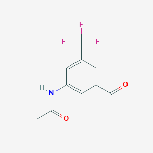 N-(3-Acetyl-5-(trifluoromethyl)phenyl)acetamide