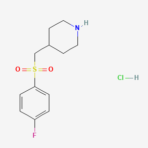 4-(4-Fluorobenzenesulfonylmethyl)piperidine hydrochloride
